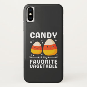 Candy Corn Is My Favorite Vegetable Halloween iPhone X Case