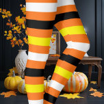 Candy Corn Leggings<br><div class="desc">Welcome to Wickedly Fun Leggings, where style meets the darkly whimsical! Our brand is dedicated to those who embrace their individuality and love to express themselves through fashion that is both playful and gothic. Inspired by the beauty of the night, our leggings are designed for those who appreciate the magic...</div>