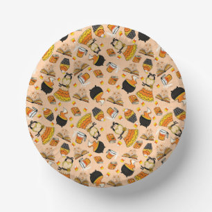 Candy Corn Magic Paper Bowl Paper Plate