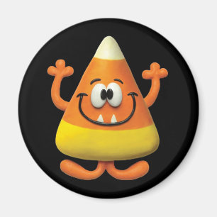 Candy Corn Monster Magnet