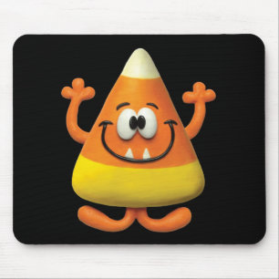 Candy Corn Monster Mouse Pad