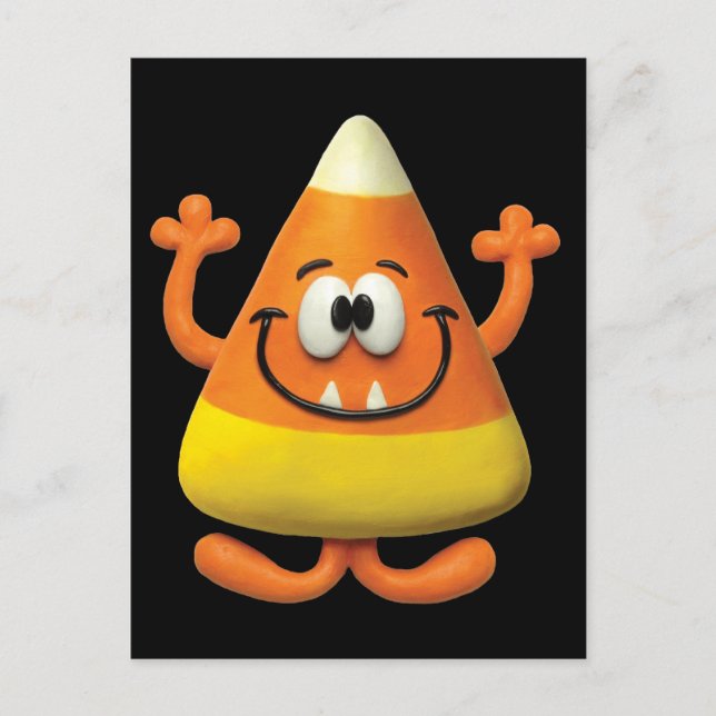 Candy Corn Monster Postcard (Front)