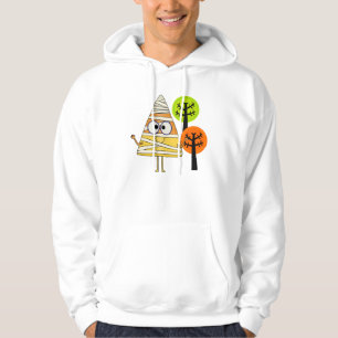 Candy Corn Mummy Halloween Hoodie