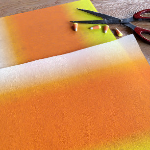 Candy Corn Ombre White Orange Yellow Tissue Paper