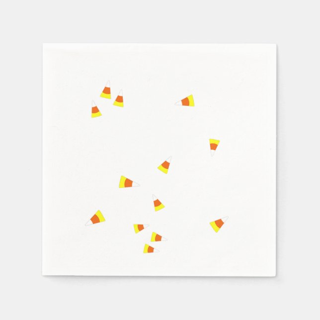 Candy Corn Paper Napkin (Front)