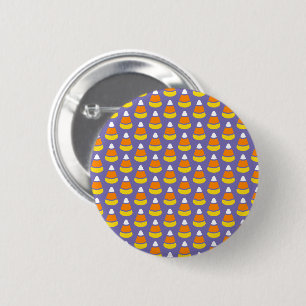 Candy Corn Pattern 6 Cm Round Badge