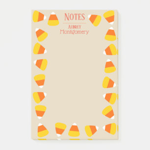 Candy Corn   Personalised Post-it Notes
