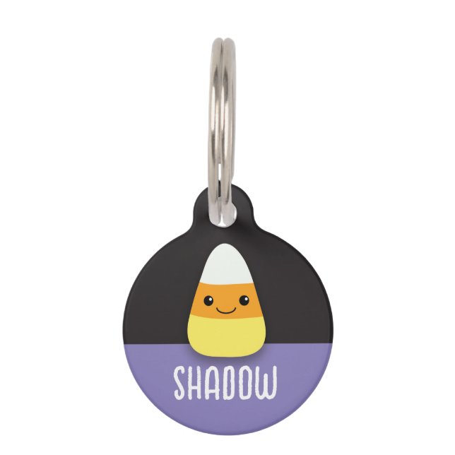 Candy Corn  Pet Tag (Front)