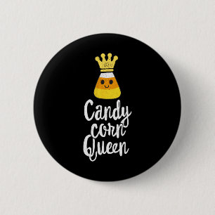Candy Corn Queen Cute Halloween Kawaii Crown  6 Cm Round Badge