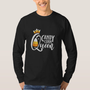 Candy Corn Queen Funny Halloween Costume T-Shirt