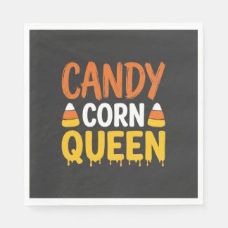 Candy Corn Queen Halloween Graphic_1 Napkin