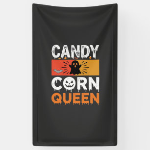 Candy Corn Queen Halloween SVG Design Banner