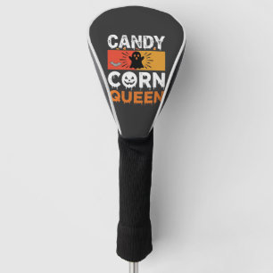 Candy Corn Queen Halloween SVG Design Golf Head Cover