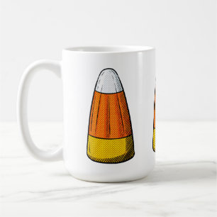 Candy Corn Retro Pop Art Graphic Illustration Coffee Mug