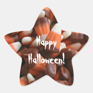 Candy Corn Star Sticker