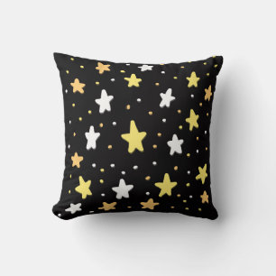 Candy Corn Stars Cushion