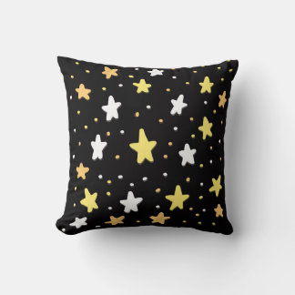 Candy Corn Stars Cushion