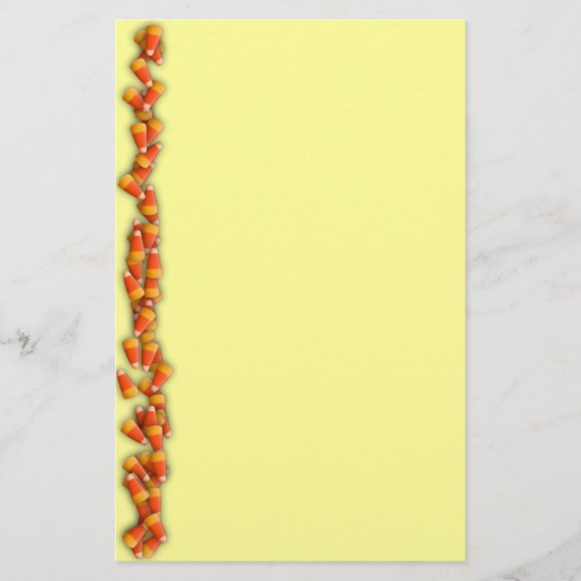Candy Corn Stationery (Front)