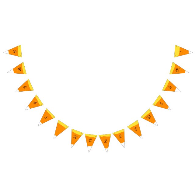 Candy Corn Sweet Halloween - Bunting Flags (All)