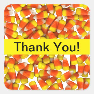 Candy Corn - Thank You Sticker