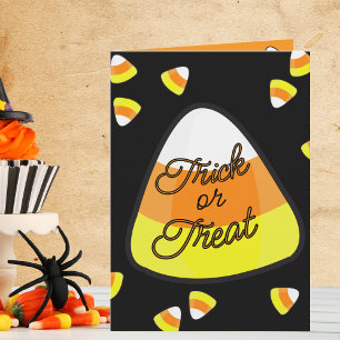 Candy Corn Treats Halloween  Card