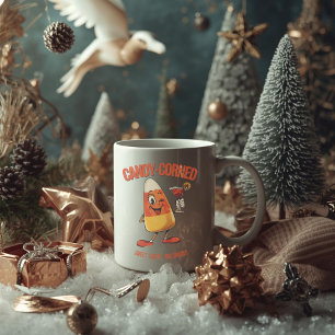 Candy-Corned – Funny Christmas Candy Corn Pun Coffee Mug