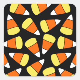 Candy Corns Square Sticker
