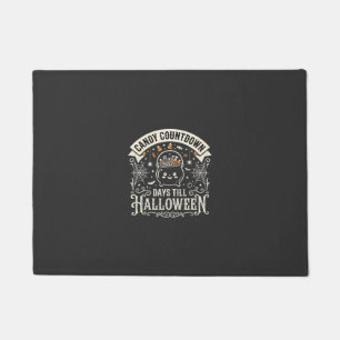 Candy Countdown Halloween Vector Design Doormat