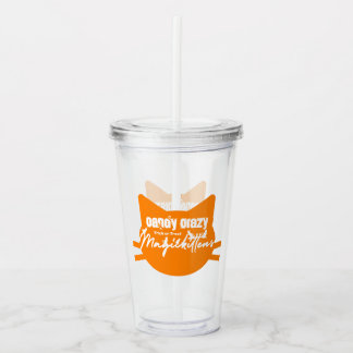 Candy crazy acrylic tumbler