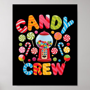 Candy Crew Candy Costume Women Candy Land Kids Swe Poster
