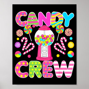 Candy Crew Candy Costume Women Candy Land Kids Swe Poster