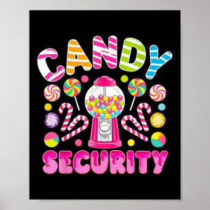 Candy Crew Costume Candy Land Kids Funny Candy Sec Poster