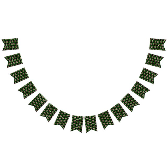 Candy Cross Green Plaid Bunting (All)