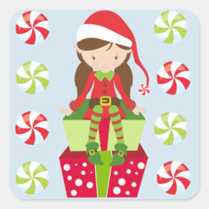 Candy Crush Christmas Square Sticker