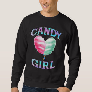 Candy Cute Girl Sweet Lolly Candy Treat 1 Sweatshirt