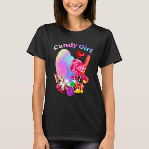 Candy Cute Girl Sweet Lolly Candy Treat  2 T-Shirt