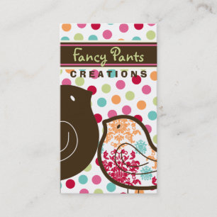 Candy Damask Chicks Colour Polka Dots Profile Card