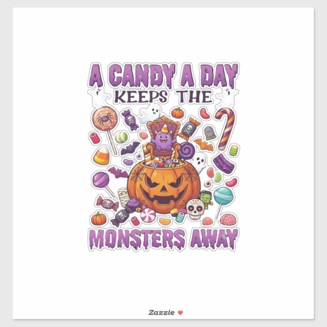Candy Day Keeps Monsters Away Halloween Pumpkin_1 (Sheet)