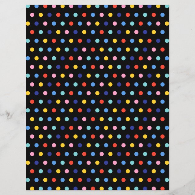 Candy Dot Delight Scrapbook Paper (Front)
