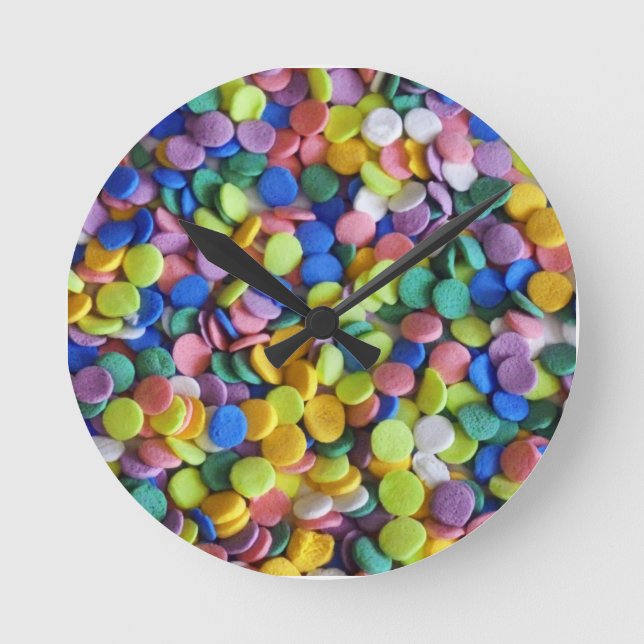 Candy Dots 2 Round Clock (Front)