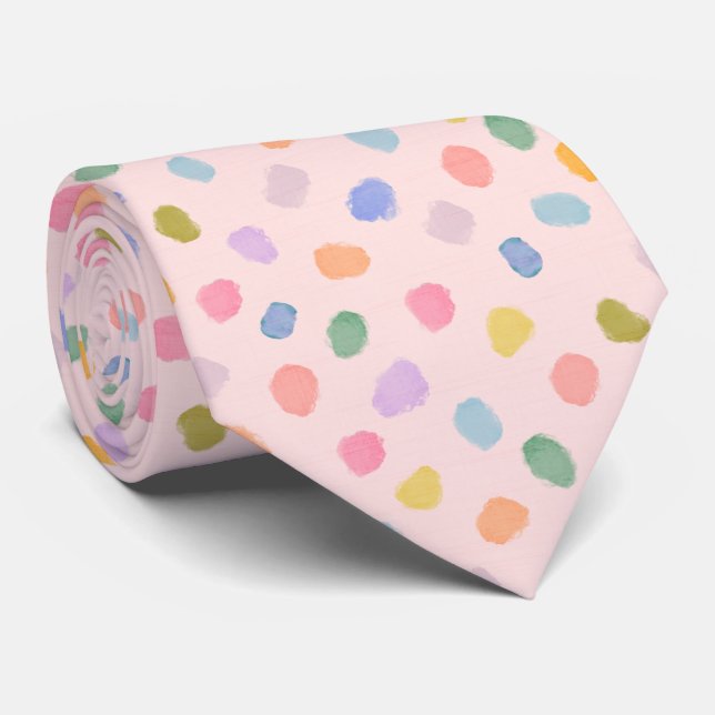 Candy dots tie (Rolled)