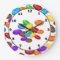 Candy Drops sweet treat wall clock