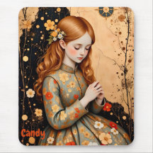 CANDY ~ Elegant Vintage Girl  ~ Mousepad