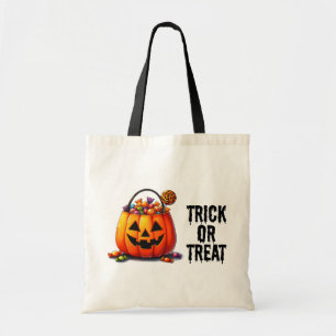 Candy-Filled Jack-o'-Lantern Trick or Treat Bag