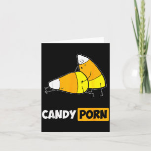 Candy Funny Halloween Men Gift Card