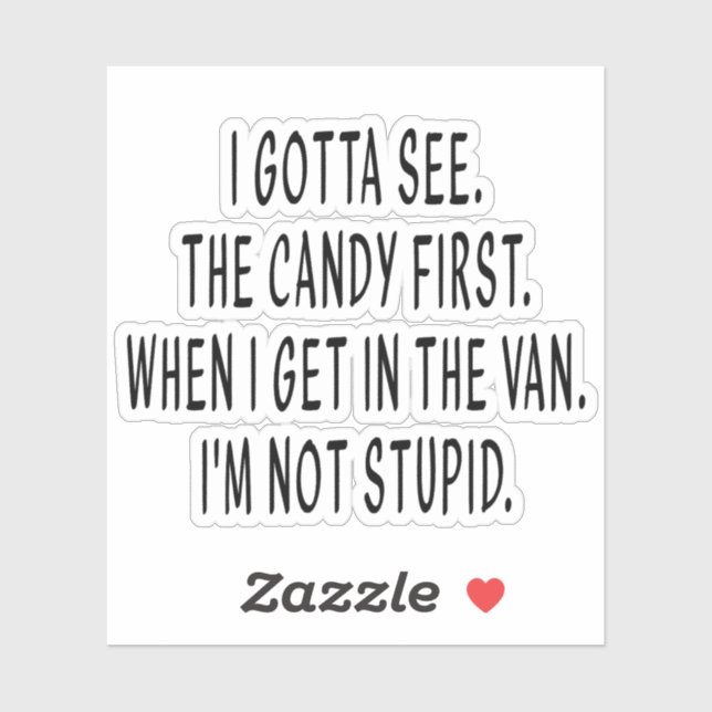 Candy, Funny Stickers, Sarcasm Stickers, Sarcastic (Sheet)