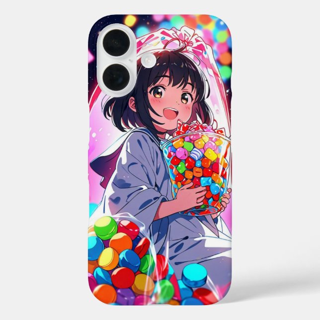 Candy Ghost Girl Case-Mate iPhone Case (Back)