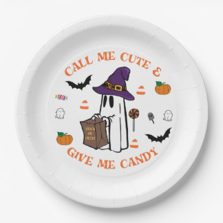 Candy Ghost Party Plates