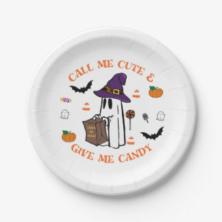 Candy Ghost Party Plates