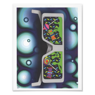 Candy Glasses Print